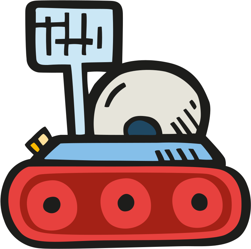 Download Svg Download Png - Space Rover Cartoon (1024x1024), Png Download