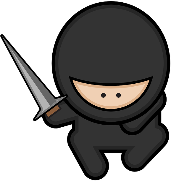Ninjas And Pizza And Jobs, Oh My - Kids Ninja (640x640), Png Download