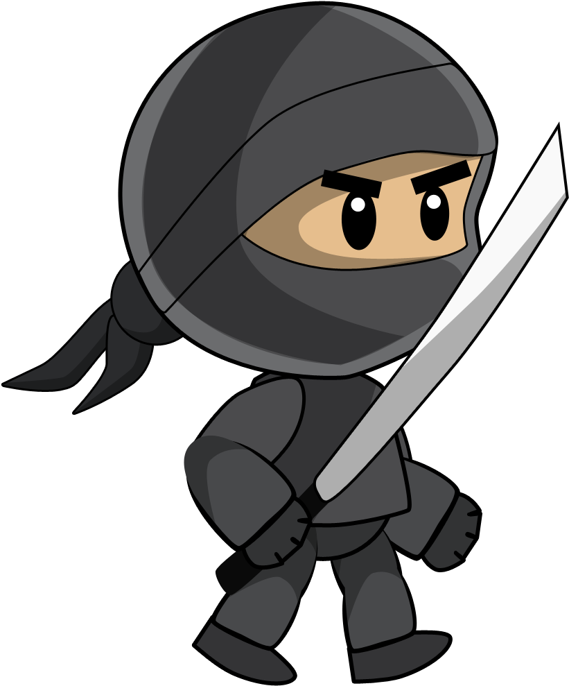 Free Png Ninja Png Images Transparent - Ninja Warrior Ninja Cartoon (480x480), Png Download