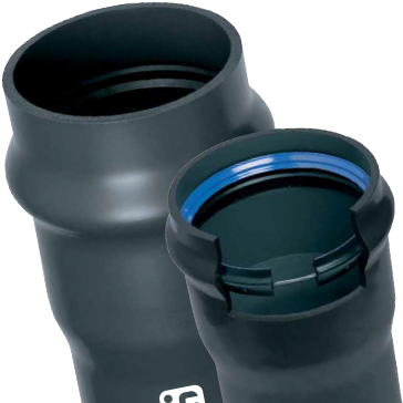 Pvc Pipes For Pressure Pipes For Drinking Water, Irrigation - Pipe (402x449), Png Download