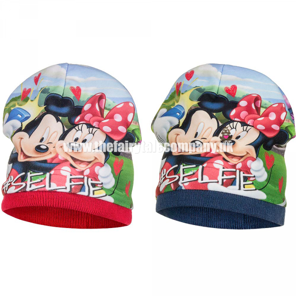 Mickey & Minnie Mouse Hat, Red - Bonnet Fashionista Fille Minnie 52 Cm (600x800), Png Download