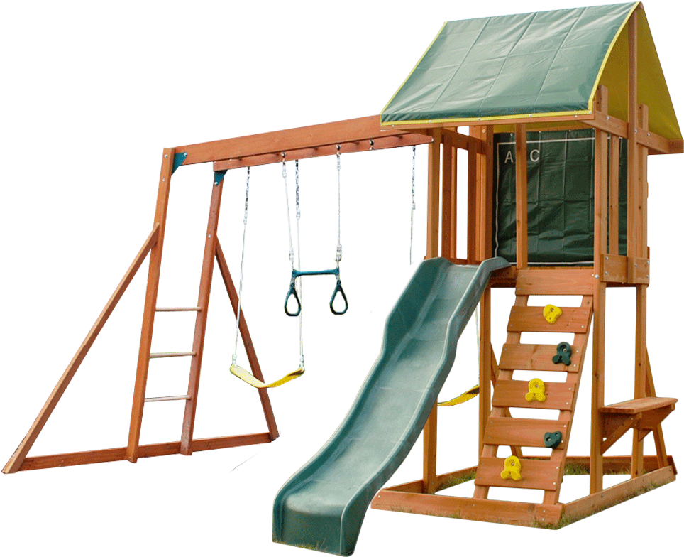 Foster Climbing Frame - Wood Jungle Gym Clipart (1200x800), Png Download