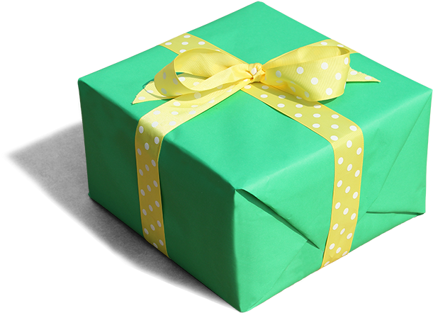 Gift Wrap - Gift Wrapping (628x455), Png Download