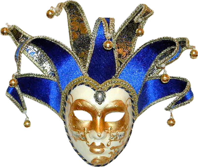 Máscaras Venecianas Y Adornos Con Cascabeles Imaginewal - Mask (800x675), Png Download