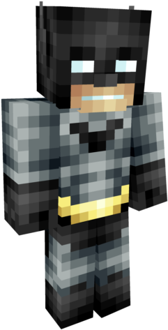 Download Hd Batman Papercraft Batman Skin Minecraft Cape Minecraft Fictional Character Transparent Png Image Nicepng Com
