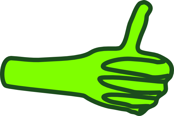 Thumbs Up Png - Alien Thumbs (600x400), Png Download