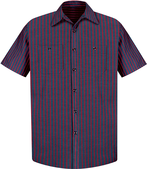 Blue With Brown/white Stripe - Shirt (600x600), Png Download