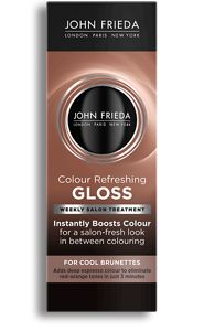 Front - John Frieda Colour Refreshing Gloss For Warm Brunettes (185x300), Png Download