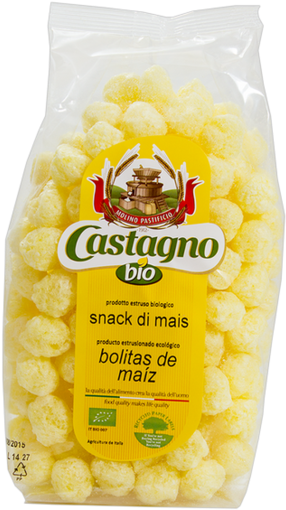 Bolita Maiz Ecologico - Snack De Maiz Bio 50 Gr Castagno (gusanitos) (542x542), Png Download