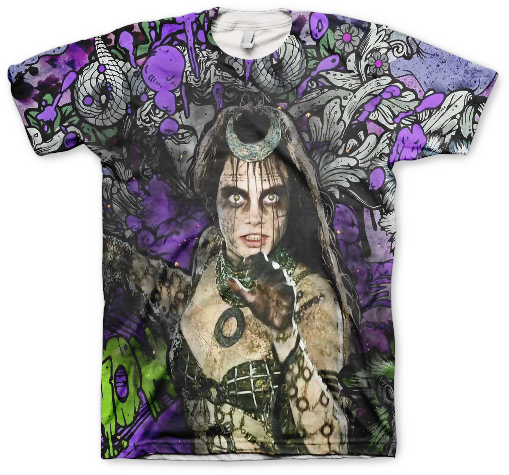Enchantress Explosion Suicid Squade Tee Shirt - Poison Ivy (1800x1674), Png Download