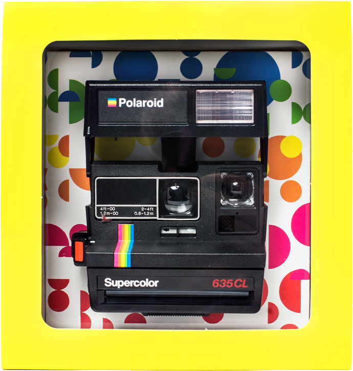 Cámara Polaroid Reacondicionada De Los 80's Con Un - Polaroid Camera (1000x1000), Png Download