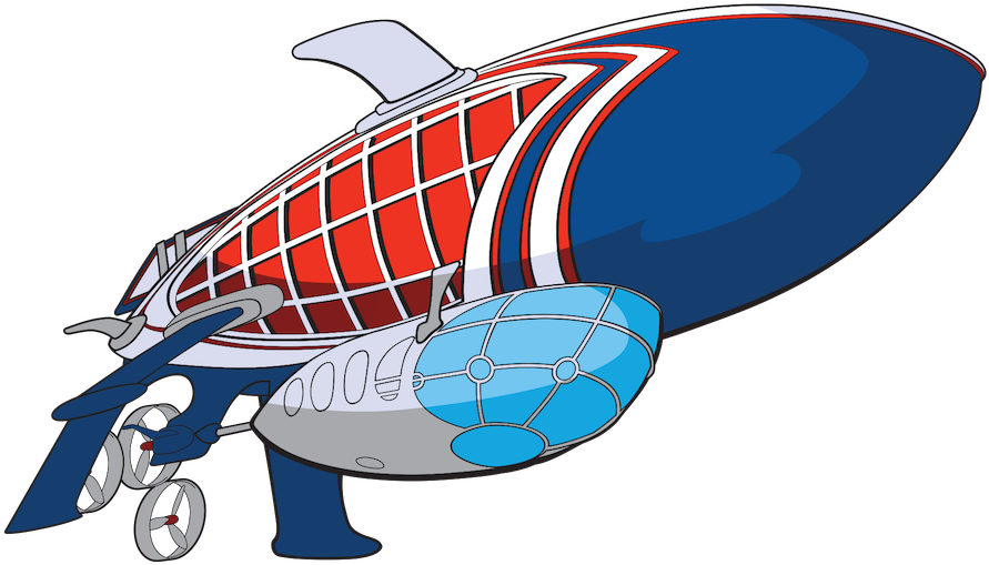 Lazytown Sportacus Airship - Lazytown Airship (900x550), Png Download