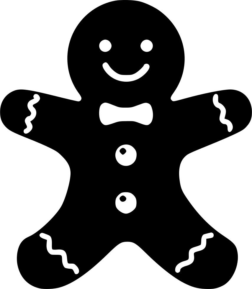 Download Hd Png File Gingerbread Man Svg Free Transparent Png Image Nicepng Com