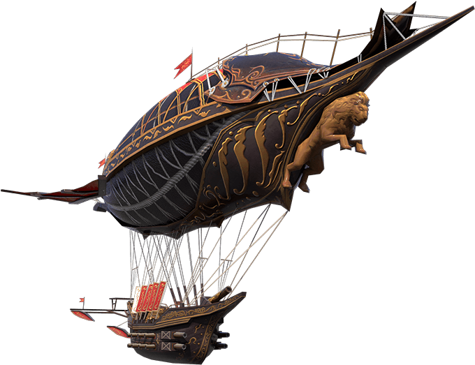 Airship - Guns Of Glory Airship (892x554), Png Download