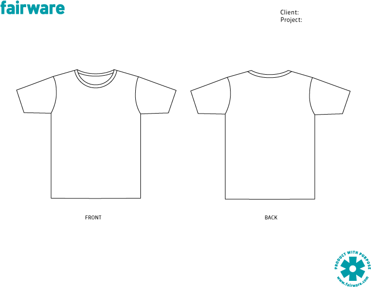 Unisex T-shirt Design Template - Generic T Shirt (792x612), Png Download