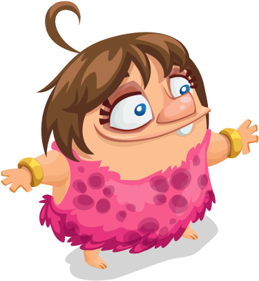 Goals Objective Betsy@2x - Cartoon (380x500), Png Download