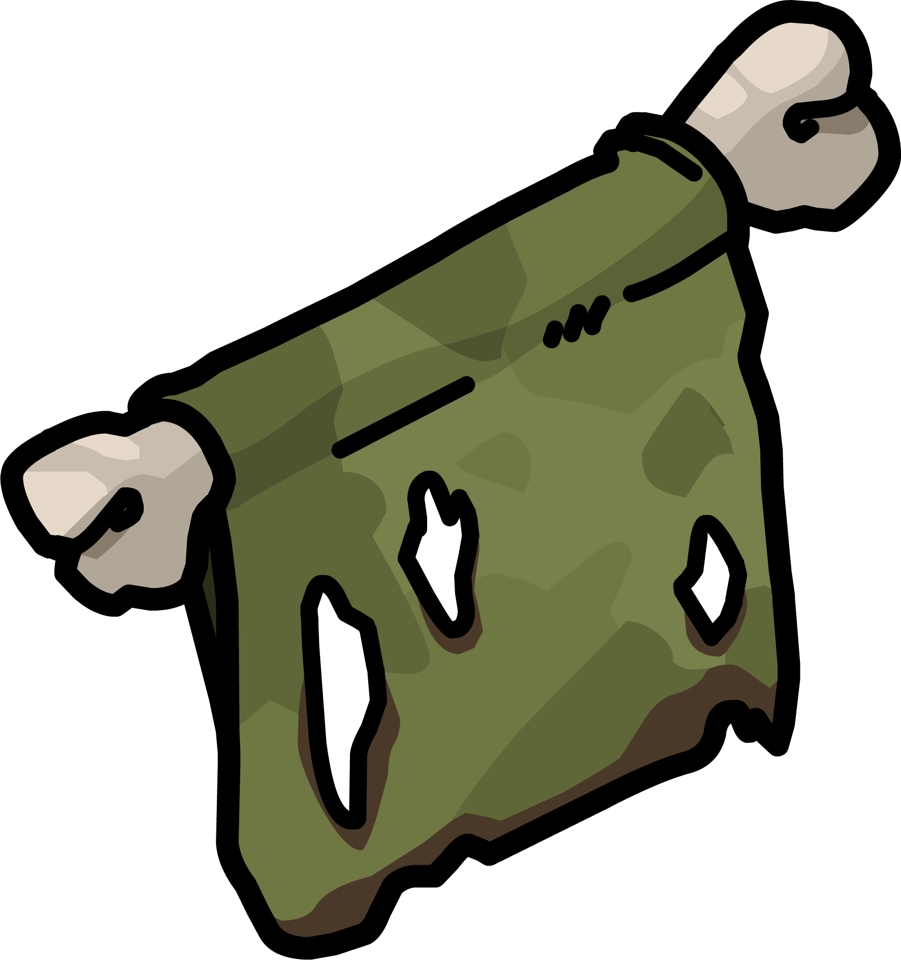 Ogre Drapes Sprite 003 - Illustration (1774x1891), Png Download