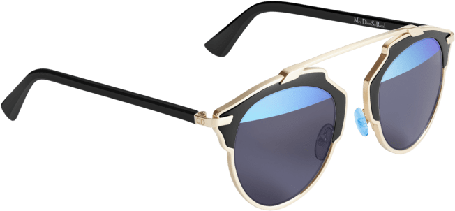 Dior Pink And Black Sunglasses (750x500), Png Download