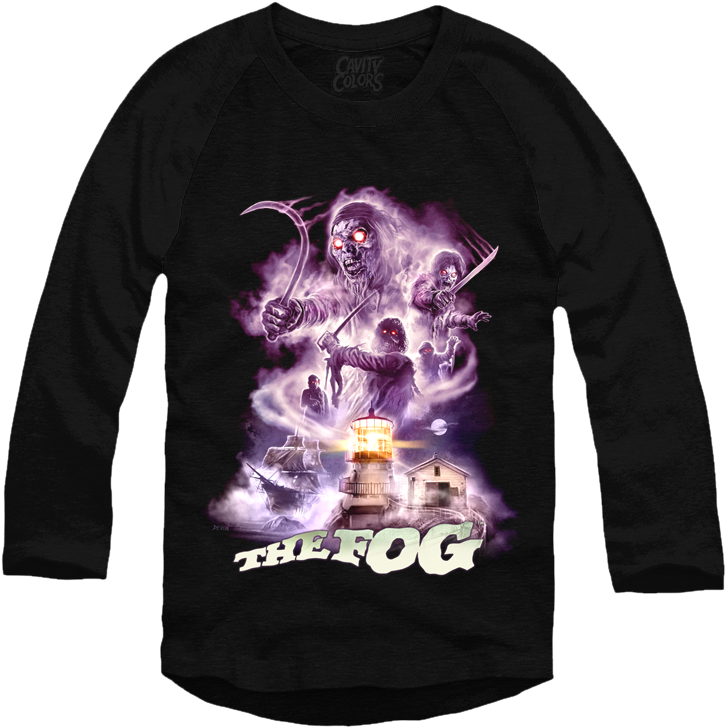 The Fog - Baseball Shirt - Fog Cavity Colors (828x758), Png Download
