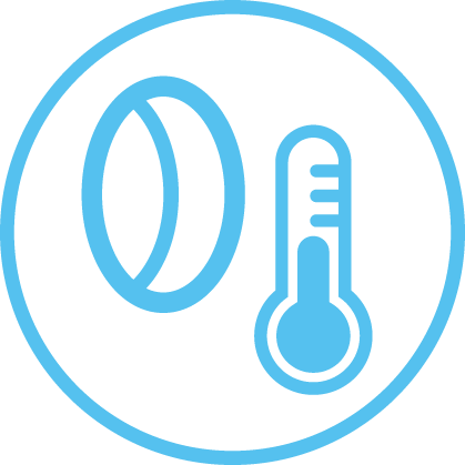 Haier Adjustable Freezer Compartment Range Icon - Blue Biomedical Icon Png (419x419), Png Download