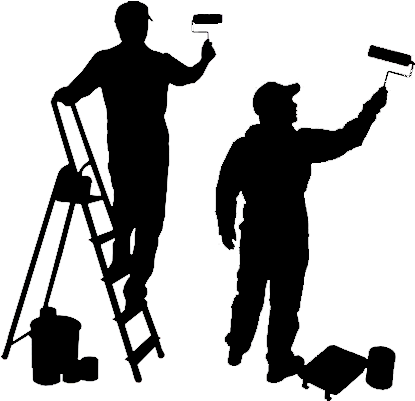 Aj Lane Painting - Evolution Of The Painter (450x400), Png Download