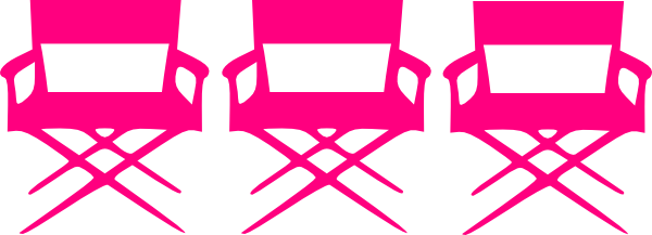 Director Chair Large Clip Art At Vector Clip Art - Directors Chair Clip Art (600x217), Png Download