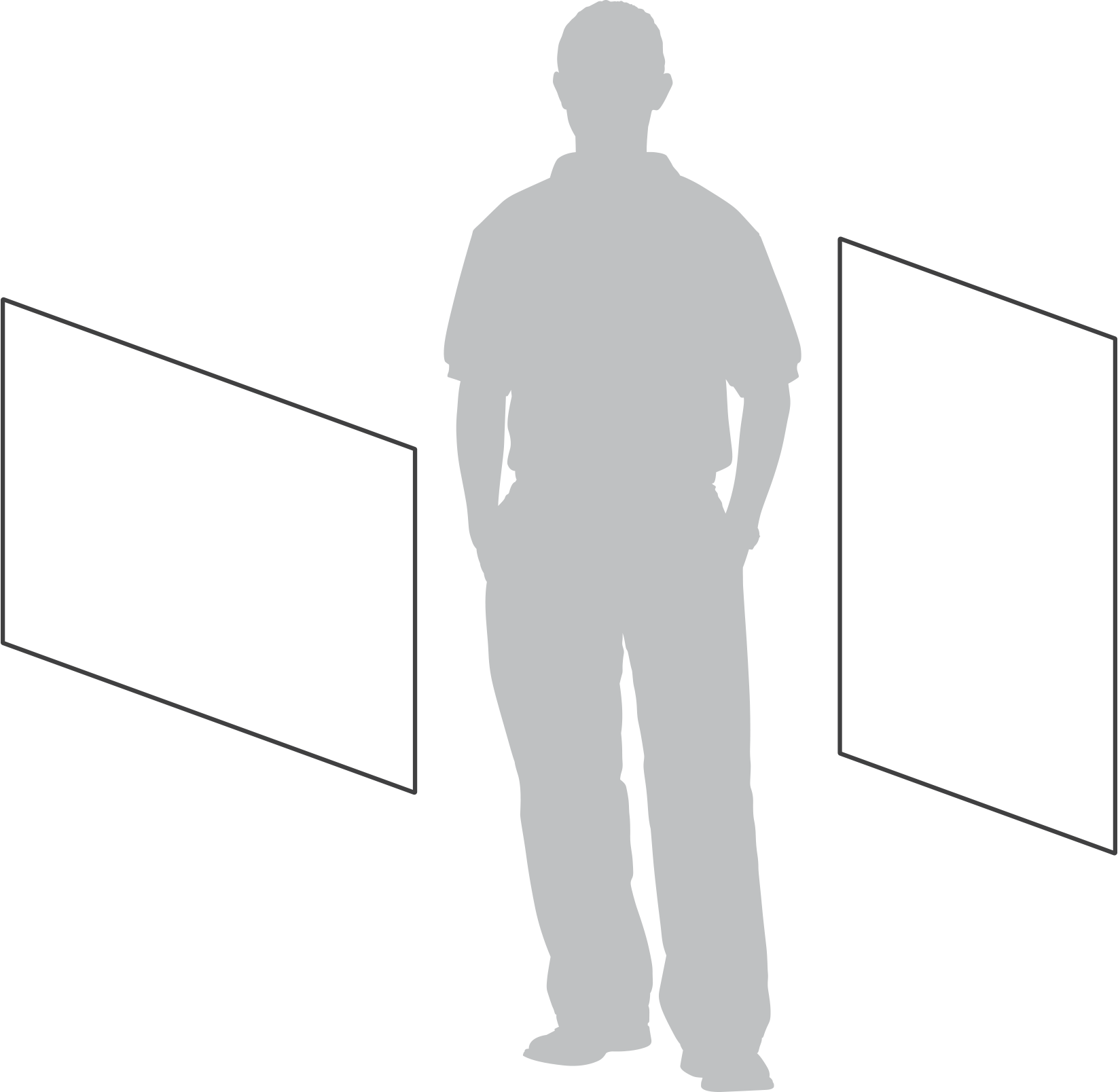 Zip File Includes Templates In Eps, Ai, Pdf, Idml And - Standing (1646x1608), Png Download