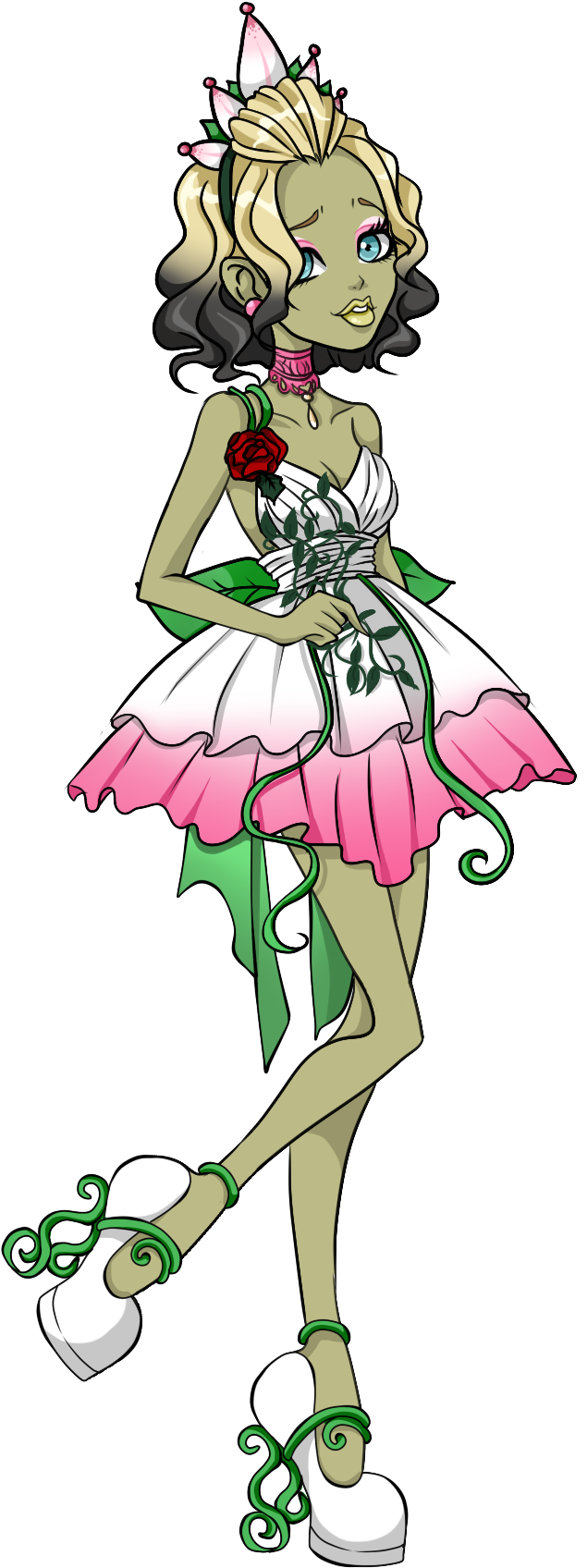 Blume Sweet 16 By Shadow-people On Deviantart - Ever After High Shadow High (739x1846), Png Download