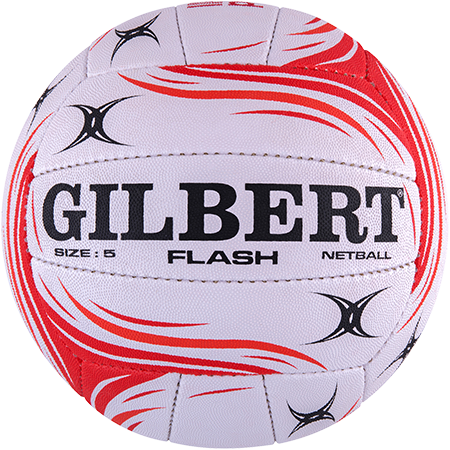 Gilbert Netball Flash England Vitality Size 5 Side - Netball Ball (450x450), Png Download