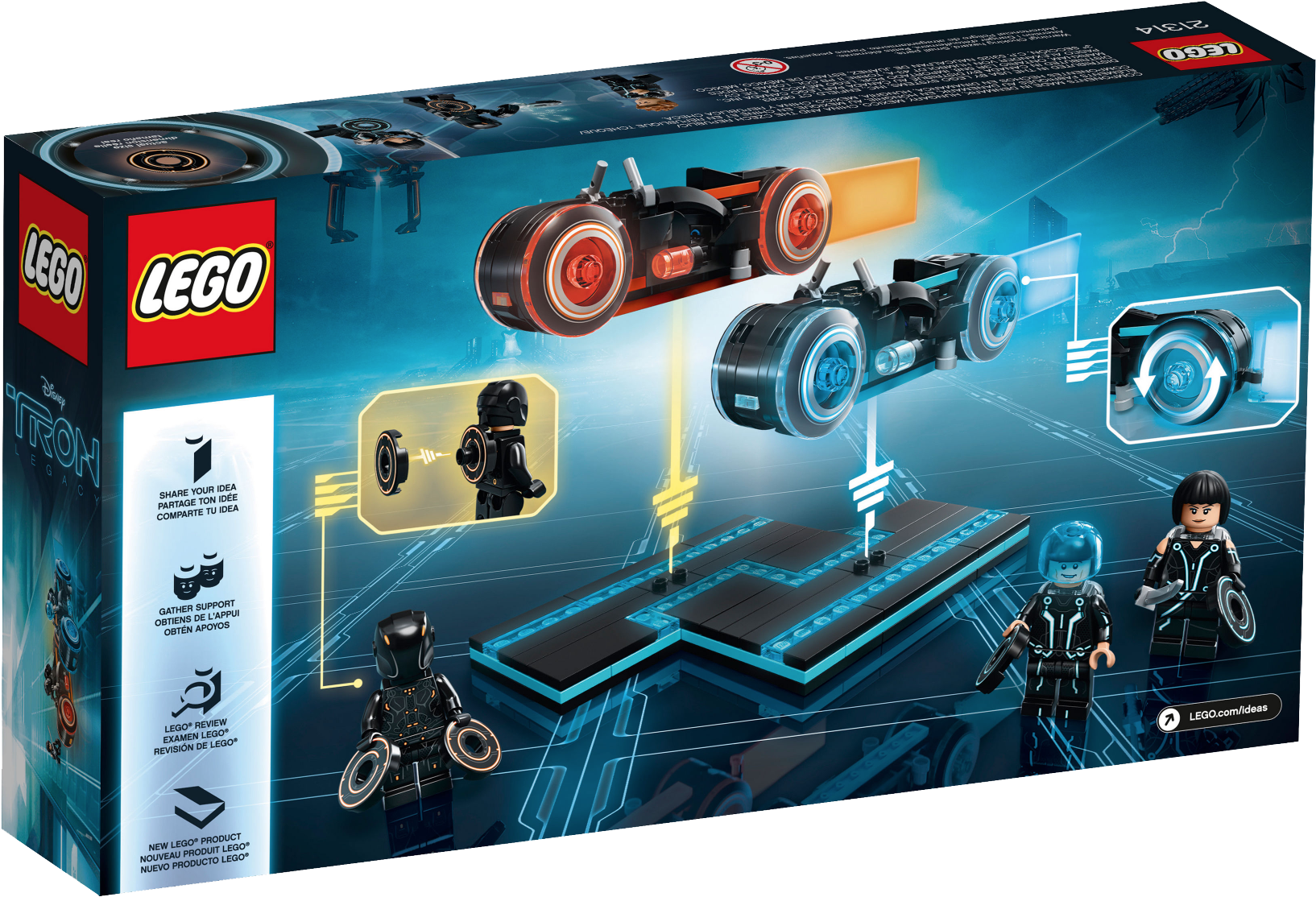Lego 21314 Ideas Tron (1912x1272), Png Download