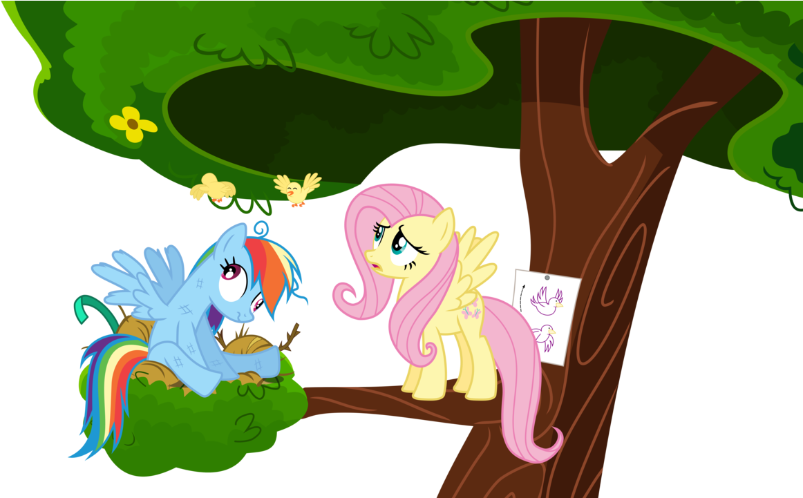 #881612 - Artist - S - Guri, Bird, Daring Don't, Dazed, - Rainbow Dash (1280x720), Png Download