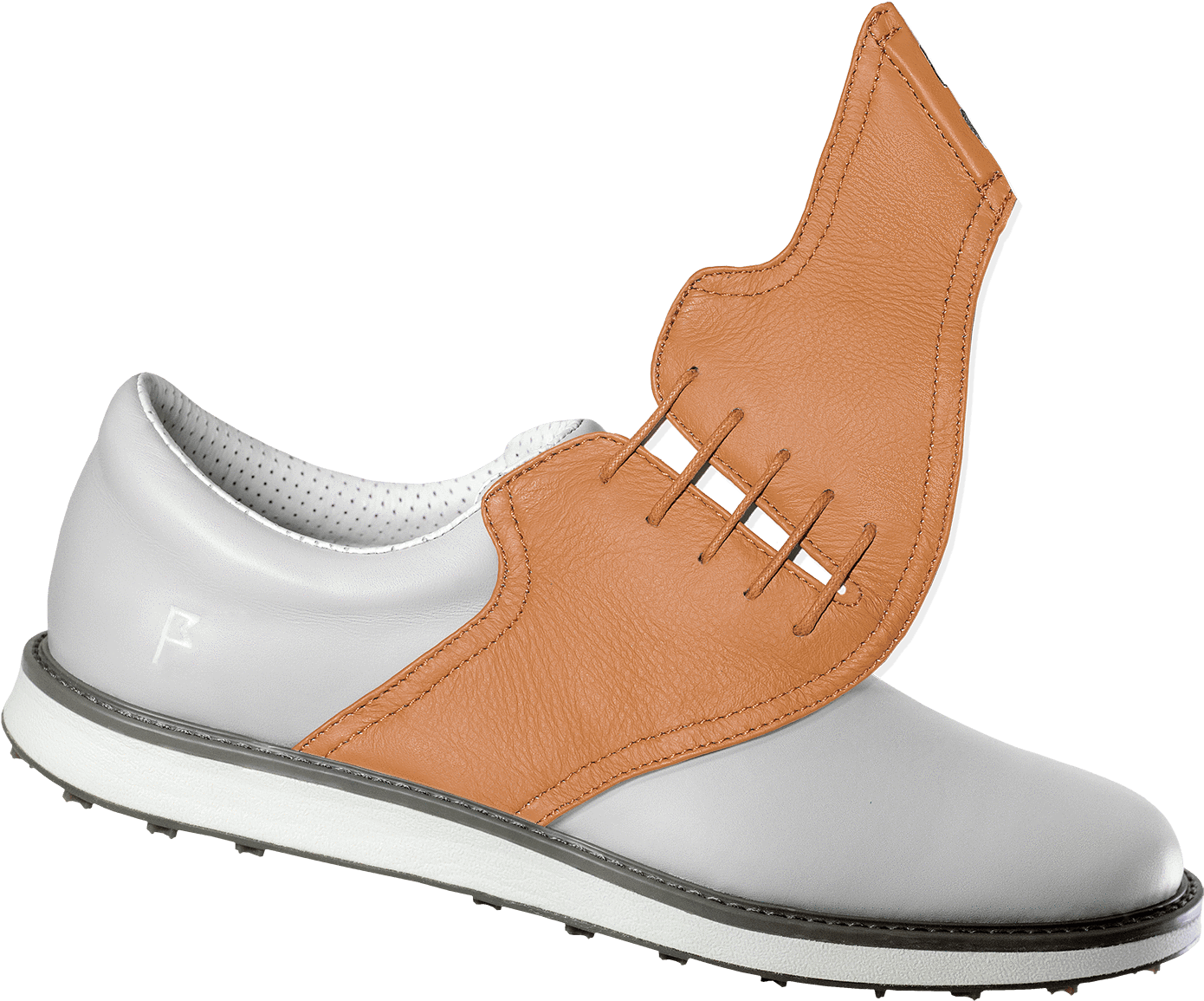 Men's Burnt Orange Saddles & - Shoe (1800x1418), Png Download