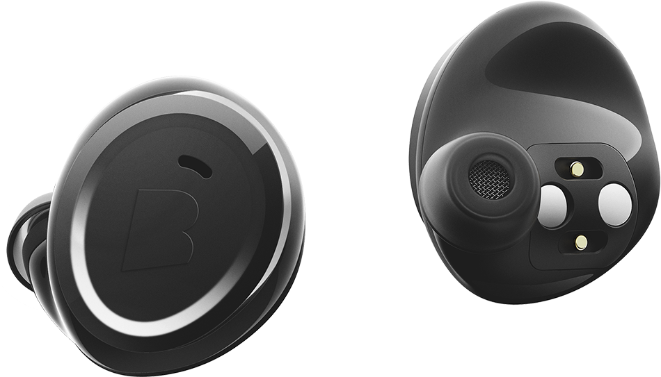 Bragi The Headphone - Bragi The Headphone Truly Wireless Smart Earphones (957x551), Png Download