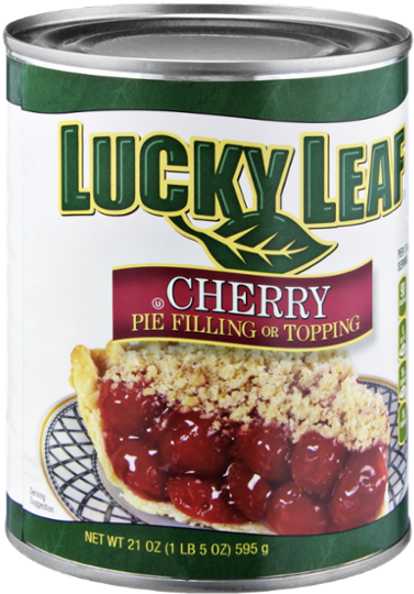 Lucky Leaf Cherry Pie Filling Or Topping - 21 Oz Can (600x600), Png Download