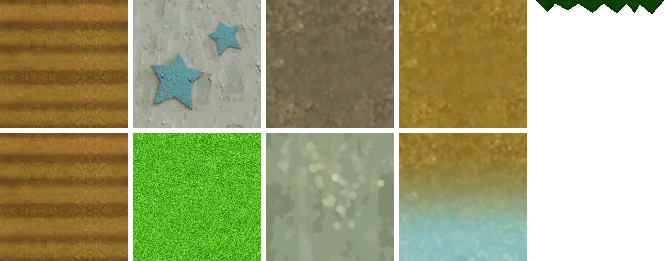 Star World - Super Mario Galaxy Textures (664x261), Png Download