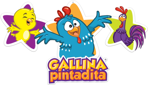 Personajes De La Gallina Pintadita Png - Cartoon (600x600), Png Download