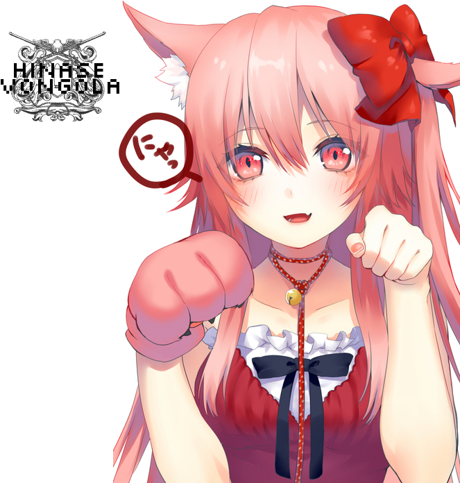 Thumbnail - Anime Neko Girl Render (700x706), Png Download