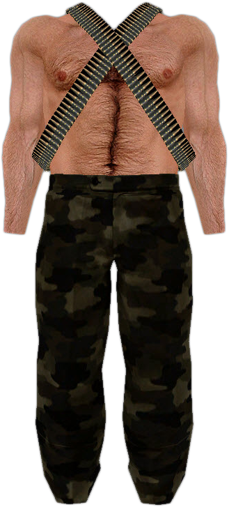 Dead Rising Ammo Belt - Military Uniform (329x727), Png Download