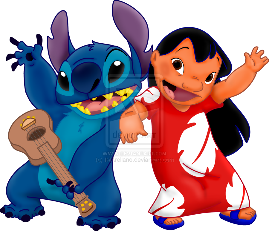 Lilo Y Stitch (900x773), Png Download