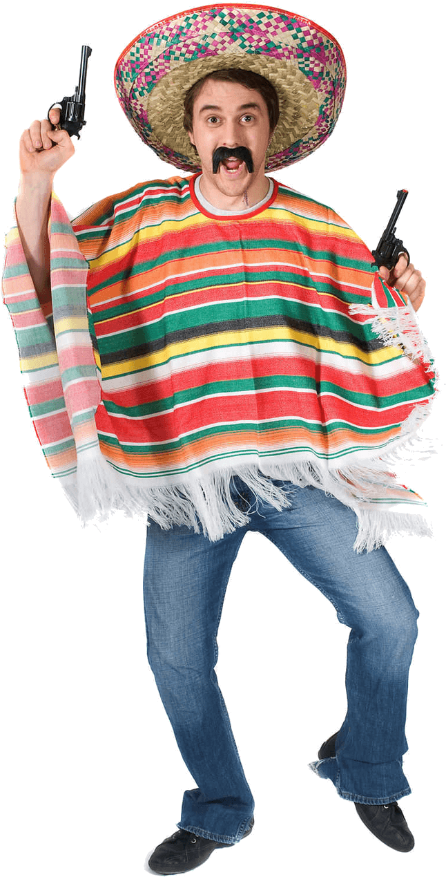 To Go With The Pinata Costume - Mexican Costume (500x793), Png Download