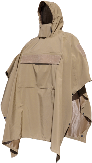 Hazard 4® California Poncho Villa™ Technical Soft-shell - Hazard 4 Rain Poncho (400x580), Png Download