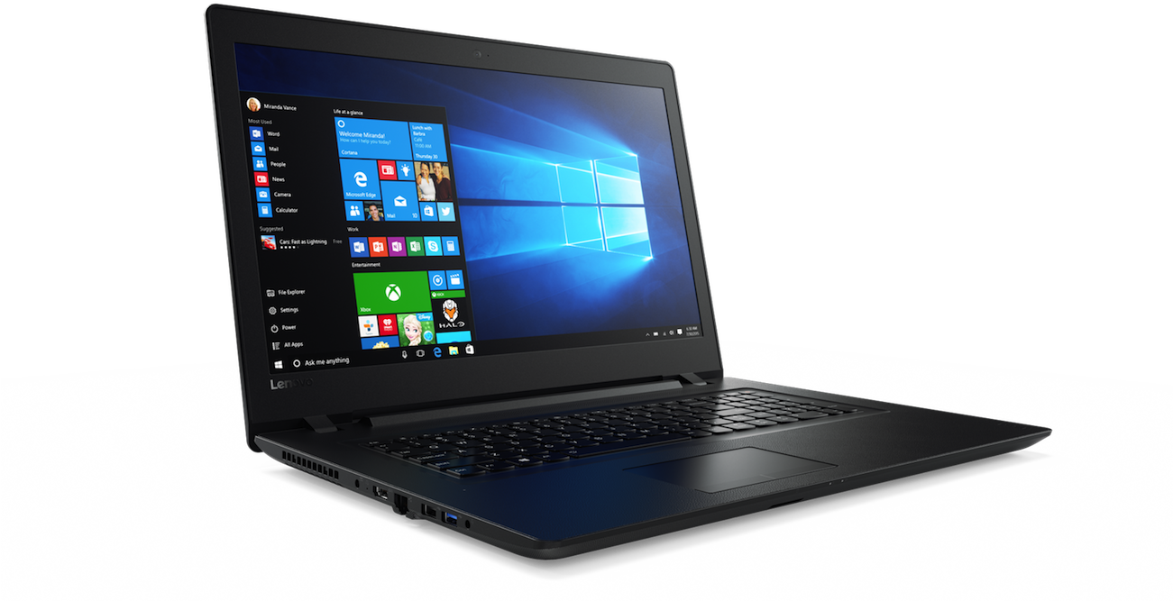 Lenovo Png Download - Lenovo 110 15acl Laptop (1300x741), Png Download