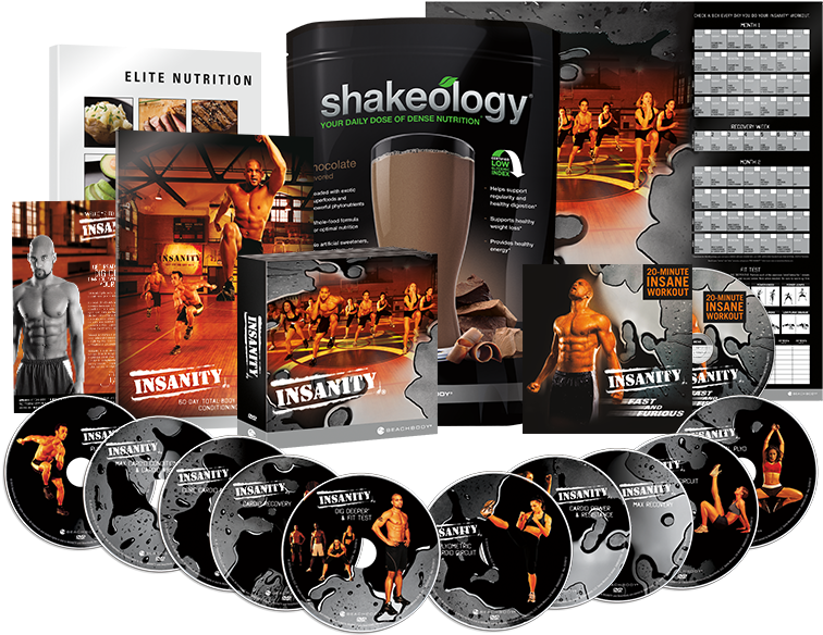 Download Hd Insanity Shakeology Challenge Pack Insanity Dvd Workout Base Kit Plus Deluxe Dvd Upgrade Transparent Png Image Nicepng Com
