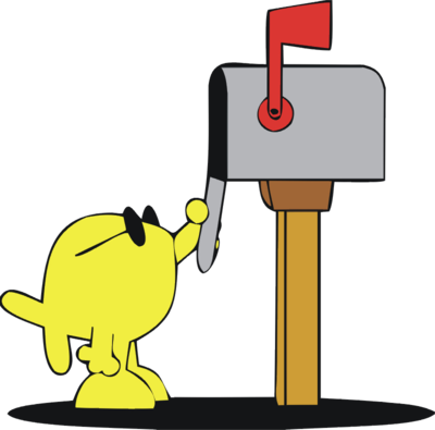 Mailbox Letter Clip Art Vector Clipart Cliparts For - Check Your Mail Clip Art (400x395), Png Download