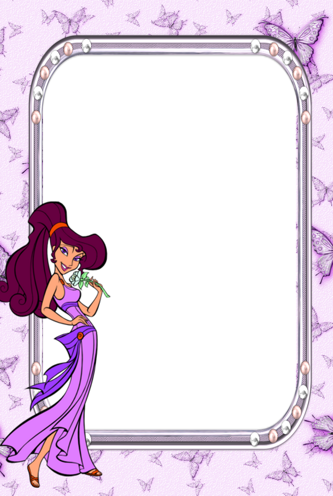 Fondo Infantil, Princesas Disney, Cartas, Modelos, - Marcos De Princesas Para (1074x1600), Png Download
