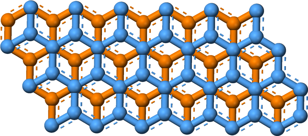 Graphite Layers Top 3d Balls - Graphite (1100x541), Png Download