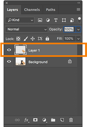 To Select A Layer, Click On That Layer In The Panel - Blueberry (830x424), Png Download