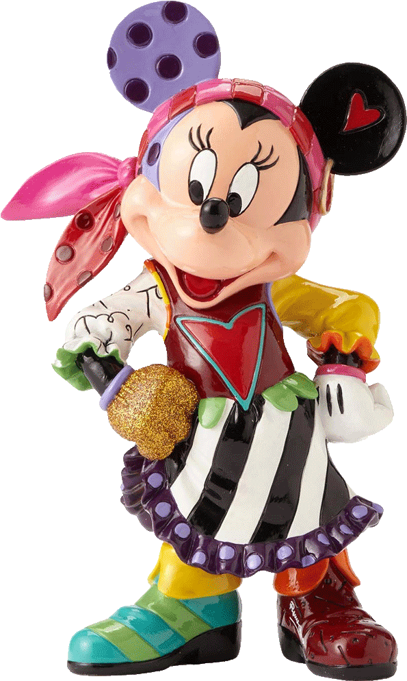 Minnie Mouse Pirate Figurine Available At Karin's Florist - Enesco, Disney By Britto - Minnie Mouse Pirate Figurine (1024x1024), Png Download