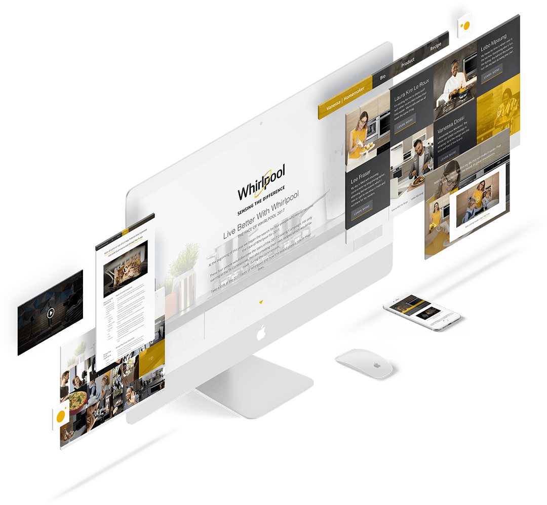 The Face Of Whirlpool Project - Online Advertising (1080x997), Png Download