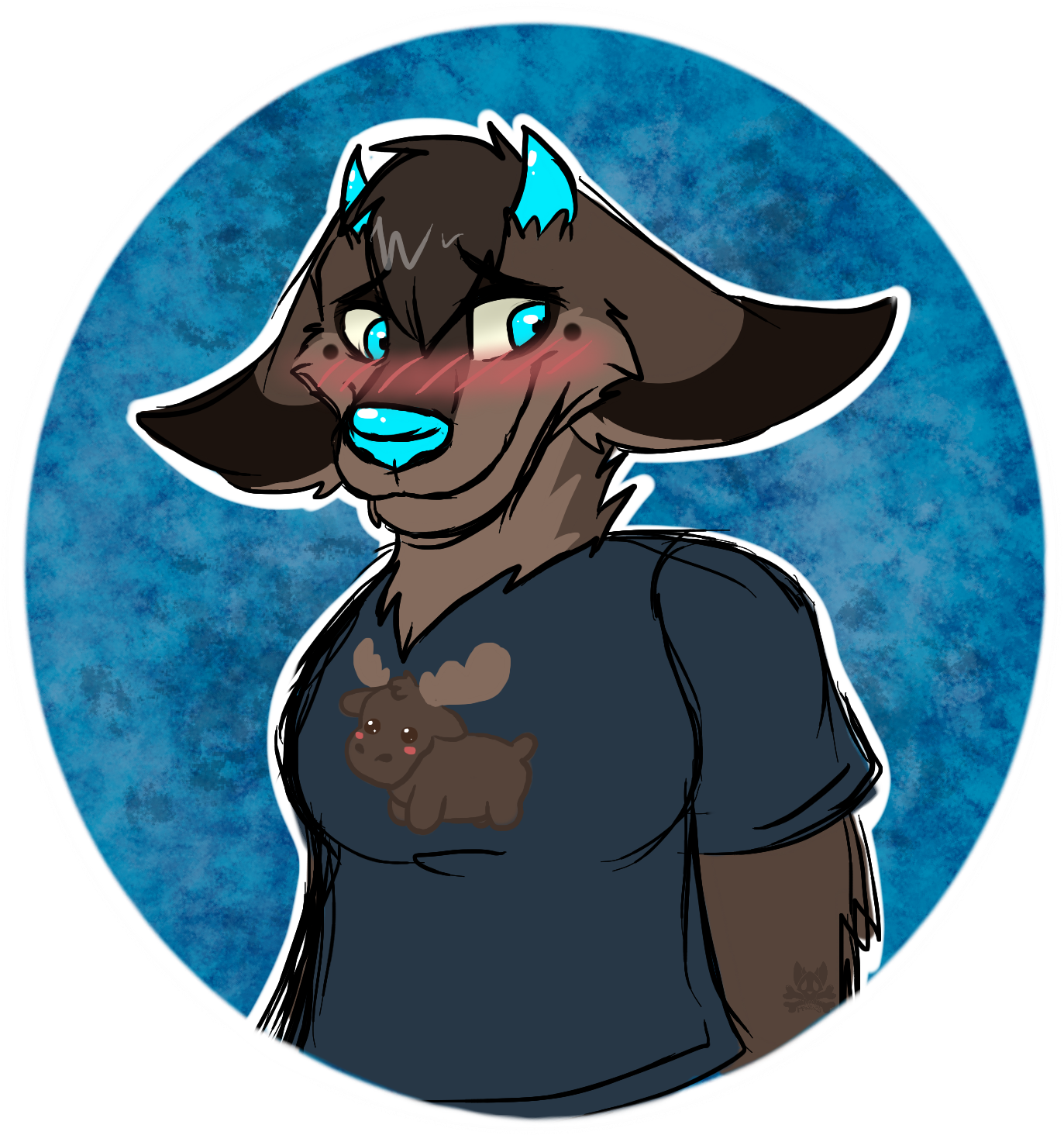 Aggressive Blushing - .ru (1441x1503), Png Download